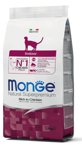 Monge Natural Superpremium Gatto Indoor con Pollo - 1.5 kg Monge Natural Superpremium Gatto Indoor con Pollo - 1.5 kg